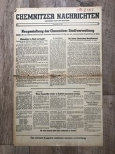 Zeitung Blatt Juli 1945 Mai
