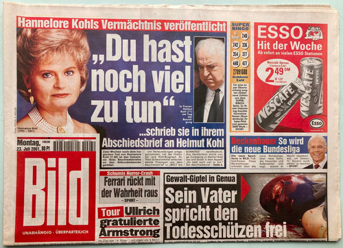 2001 bild zeitung - bild,