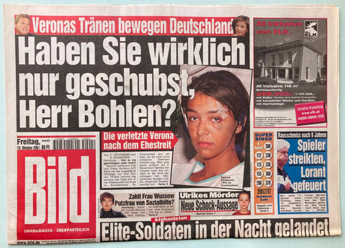 2001 bild zeitung - 19.10.2001,