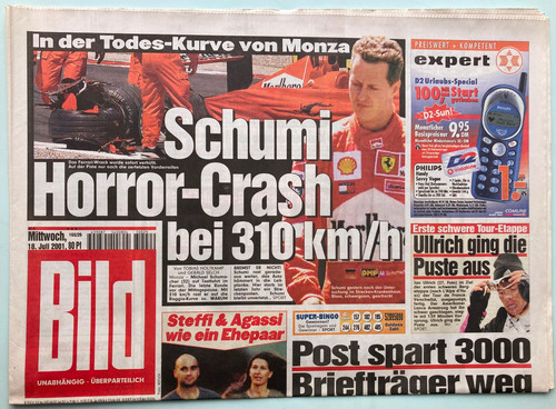 2001 bild zeitung - 18.07.2001,