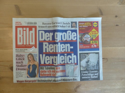 Bildzeitung 2025 ein - bildzeitung, (ein