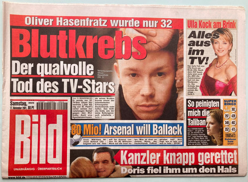 2001 bild zeitung - bild,