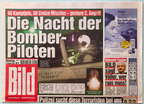 2001 bild zeitung - 09.10.2001,