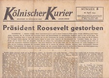 Kölnischer Kurier NR. 3 vom