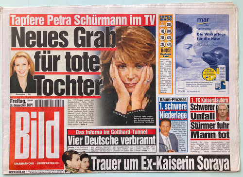 2001 bild zeitung - 26.10.2001,