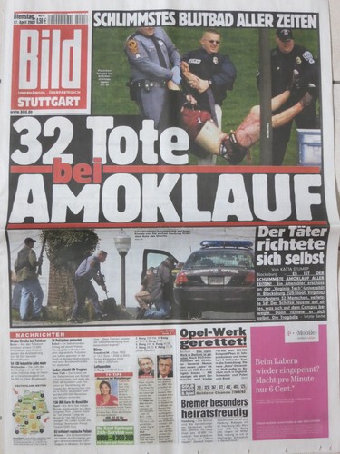 Bild zeitung april 2007 - 17.,