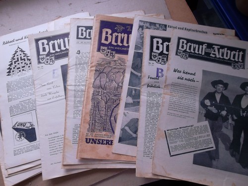 Lot alte zeitungen 1948 - ,