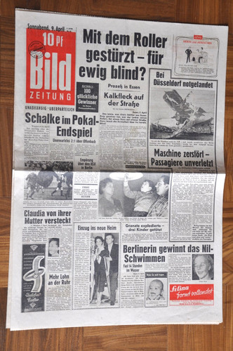 Bild zeitung april 1955 für - bild,