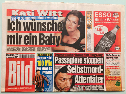 2001 bild zeitung - 24.12.2001,
