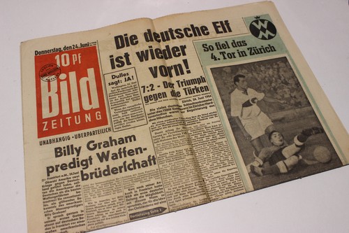 Bildzeitung 1954 - bildzeitung, 24.06.1954