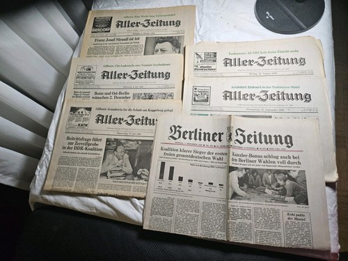 Historische zeitungen 5x - historische,