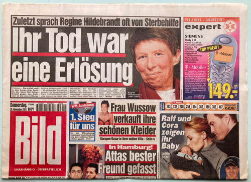 2001 bild zeitung - 29.11.2001,