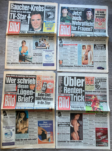 Bild zeitung konvolut aus - bild-zeitung,