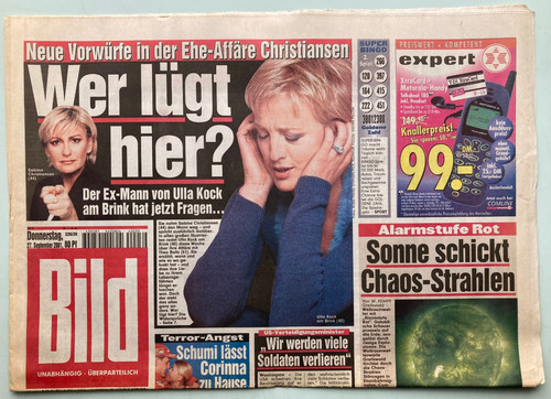 2001 bild zeitung - 27.09.2001,