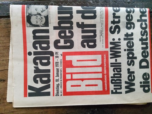 Bild zeitung vom januar - bild,
