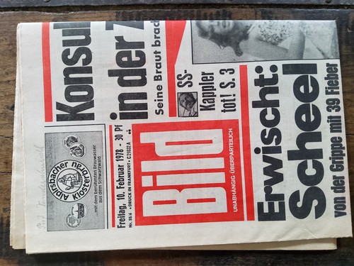 Bild zeitung vom - bild, 10.februar