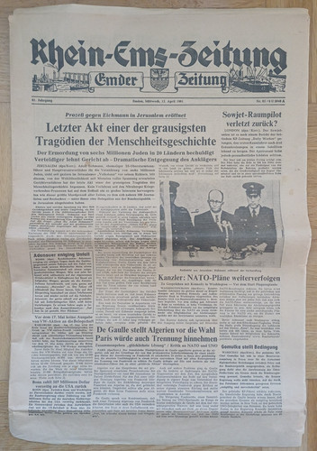 Tageszeitung historisch