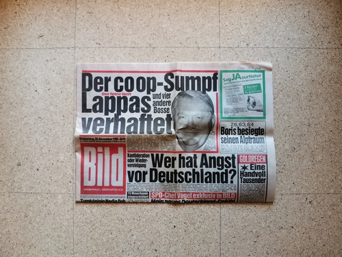 Bild zeitung vom 1989 - bild,