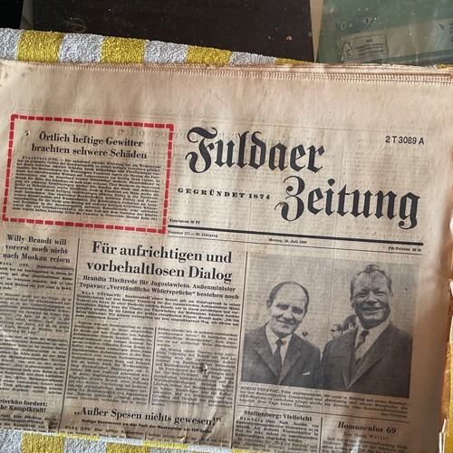 Fuldaer zeitung vom - zeitung, juli