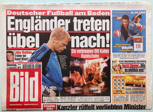 2001 bild zeitung - 04.09.2001,