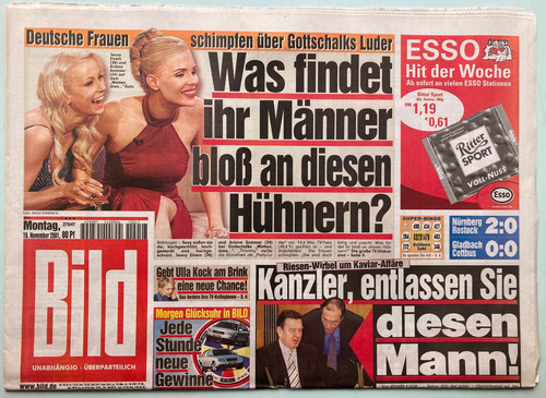 2001 bild zeitung - 19.11.2001,