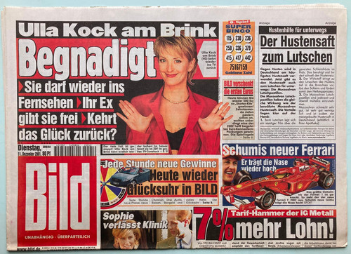 2001 bild zeitung - 11.12.2001,