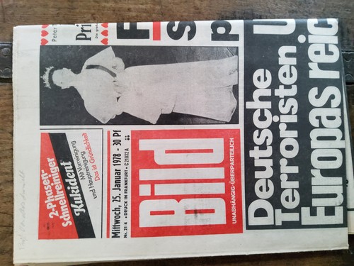 Bild zeitung vom - zeitung, 25.januar