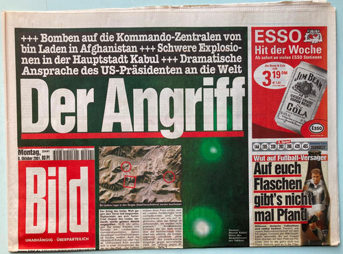 2001 bild zeitung - 08.10.2001,
