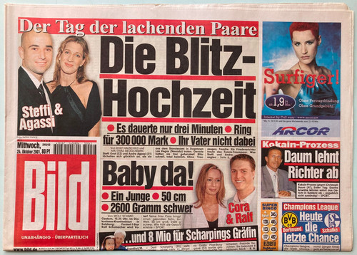 2001 bild zeitung - 24.10.2001,