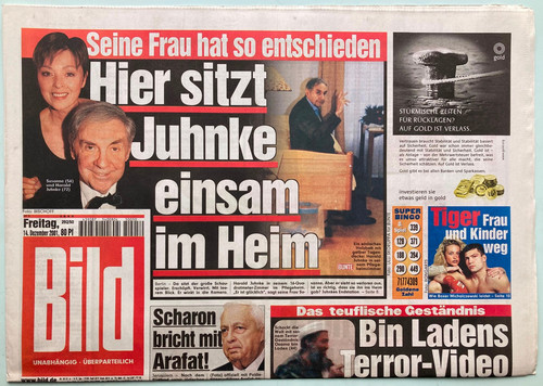 2001 bild zeitung - 14.12.2001,