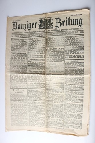 Zeitung danziger - zeitung, "danziger