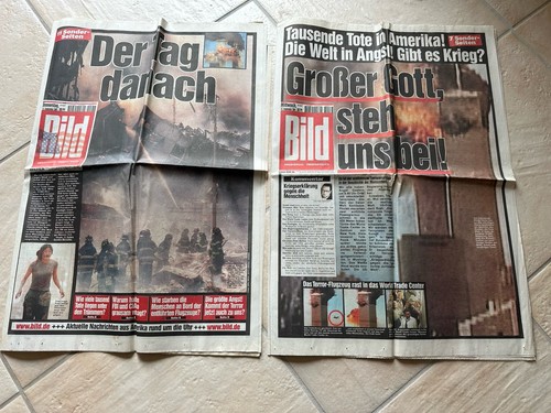 Bild zeitung 2001 9 11 - 2x,