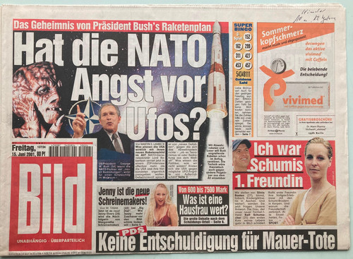 2001 bild zeitung - bild,