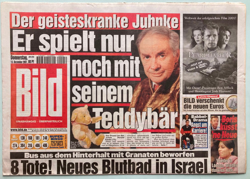 2001 bild zeitung - bild,