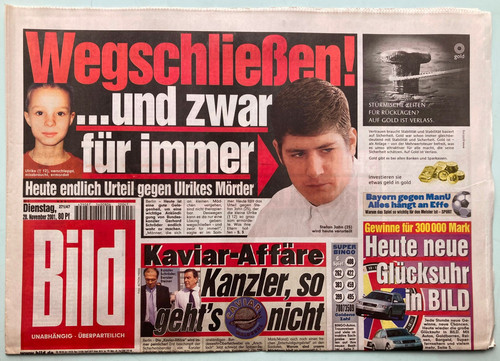 2001 bild zeitung - 20.11.2001,