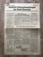 Zeitung Blatt Oktober 1945
