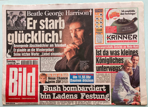 2001 bild zeitung - 01.12.2001,