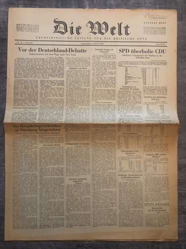 Die welt zeitung ausgabe - die,