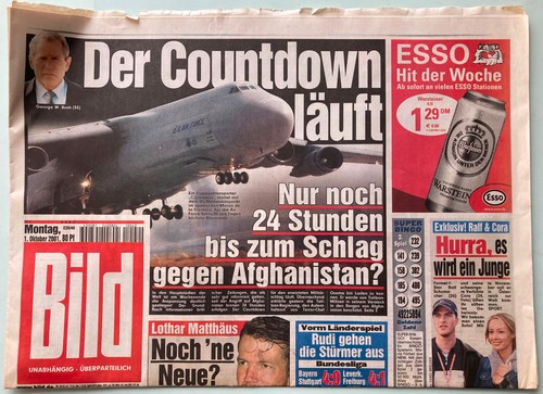 2001 bild zeitung - 01.10.2001,