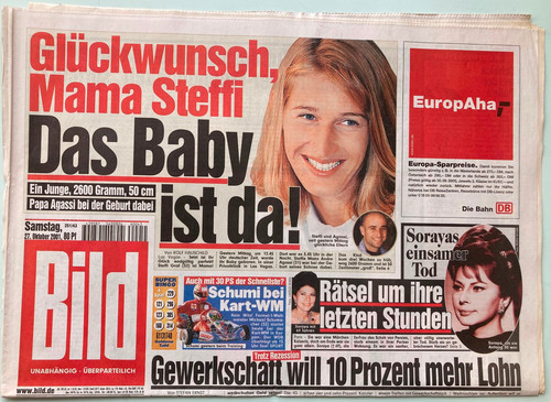 2001 bild zeitung - 27.10.2001,