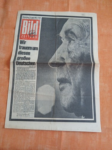 Bild zeitung 1967 - bild,