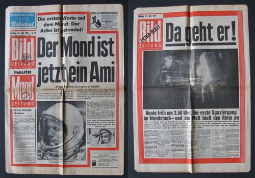 Bild zeitung 1969 - bild-zeitung, 21.07.1969