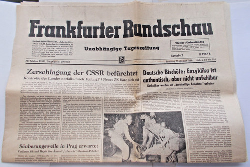 Frankfurter rundschau 1968 - frankfurter,