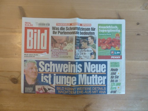 Bildzeitung 2025 ein - 06.06.2025,