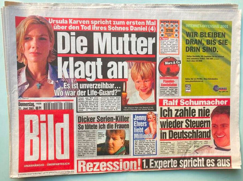 2001 bild zeitung - bild,