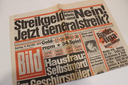 Bild bildzeitung 1984 - bildzeitung, 19.05.1984