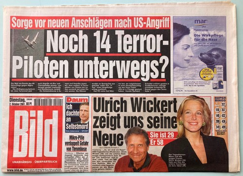 2001 bild zeitung - 02.10.2001,
