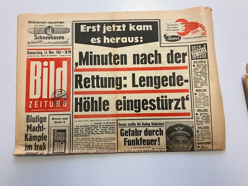 Bild zeitung november - november, 1963