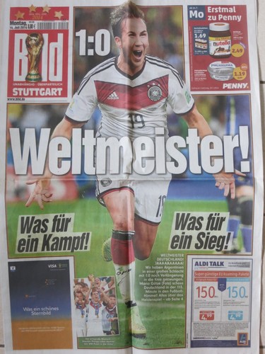 Bild zeitung juli 2014 - juli,