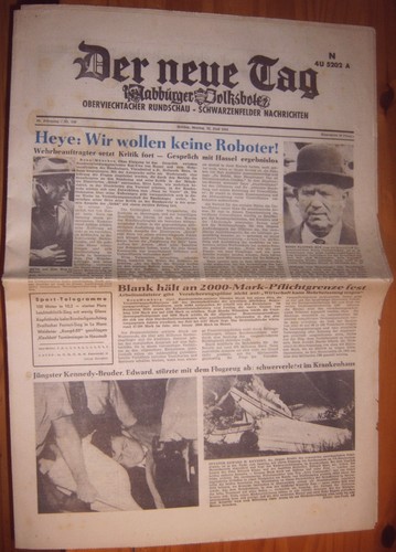 Nabburg 1964 zeitung - 22.6.1964,